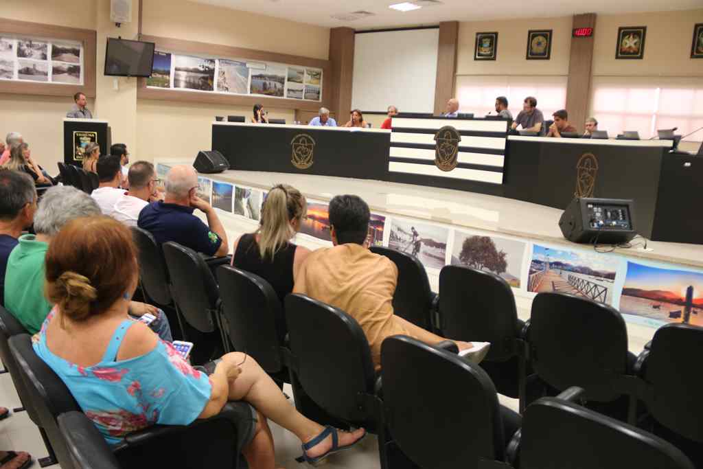 Prefeita Nilza Simas participa de reunião sobre poluição dos rios na Câmara de Vereadores