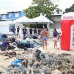 BOMBINHAS - Limpeza dos Mares ACATMAR recolhe seis toneladas de lixo - Foto: Manuel Caetano