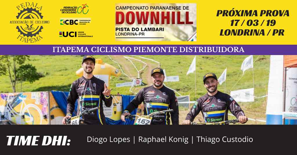 Time de MTB Downhill disputa prova em Londrina/PR