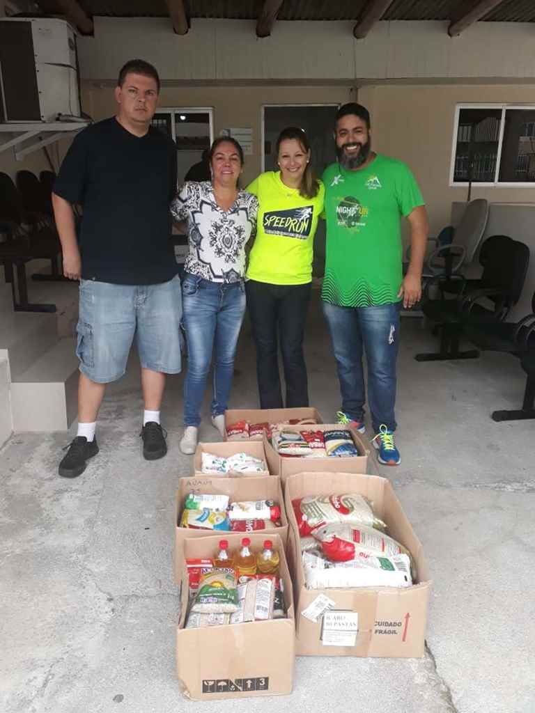 Assistência Social recebe alimentos doados na Night Run