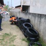 Operação desmantela acúmulo irregular de pneus em Itapema