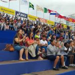 Alunos da Rede Municipal de Ensino acompanham os jogos do Circuito Mundial de Vôlei de Praia