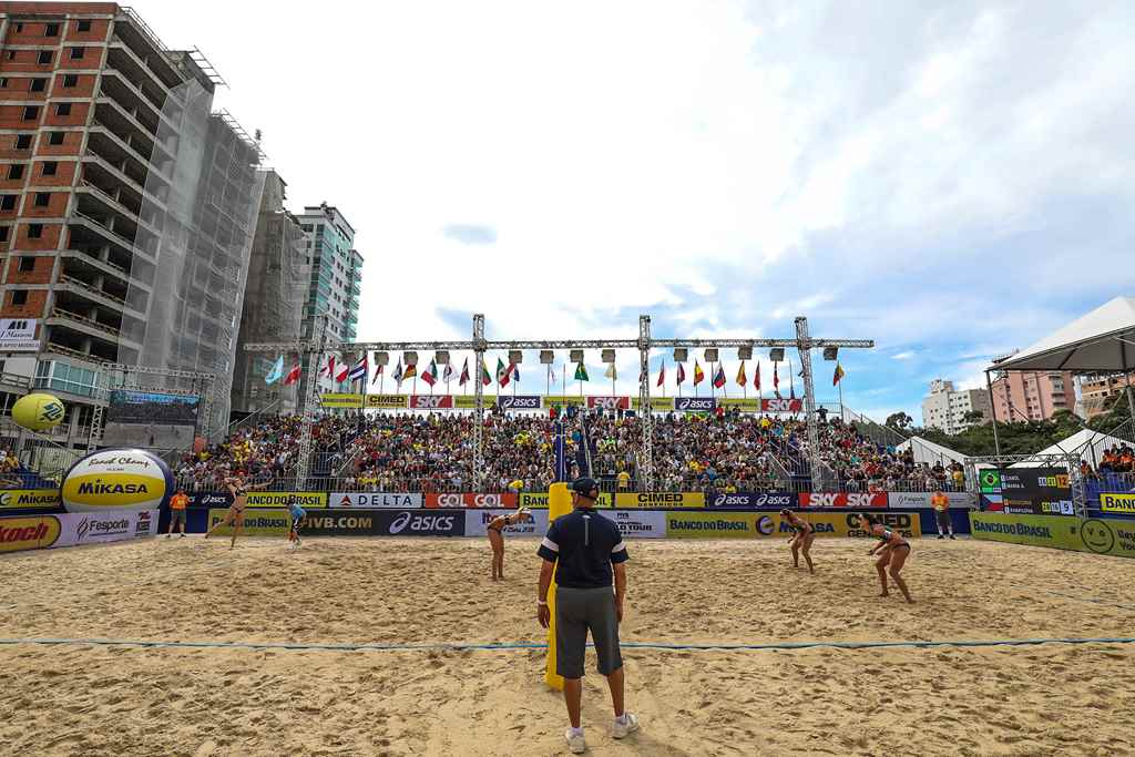 Etapa internacional de Itapema terá representantes do estado e o espaço Cidade do Vôlei