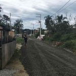 Obras e Transportes atua nos bairros Centro e Morretes