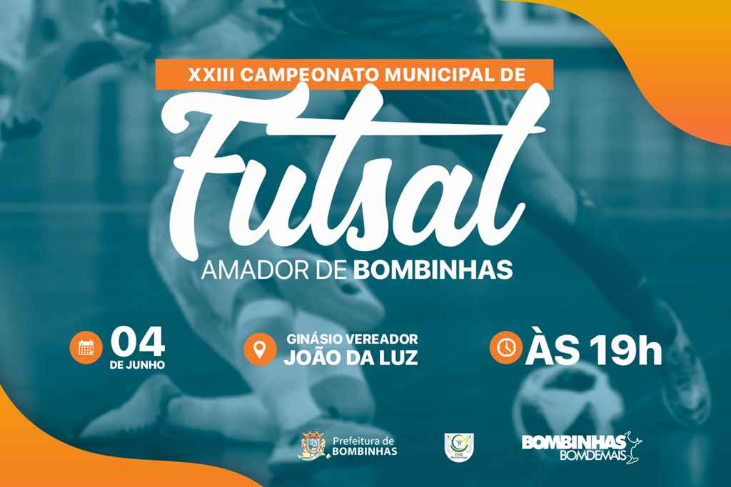 BOMBINHAS - Campeonato de Futsal Amador começa dia 4