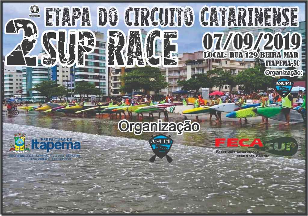 Itapema sedia 2º etapa do Circuito Catarinense de Stand Up Paddle