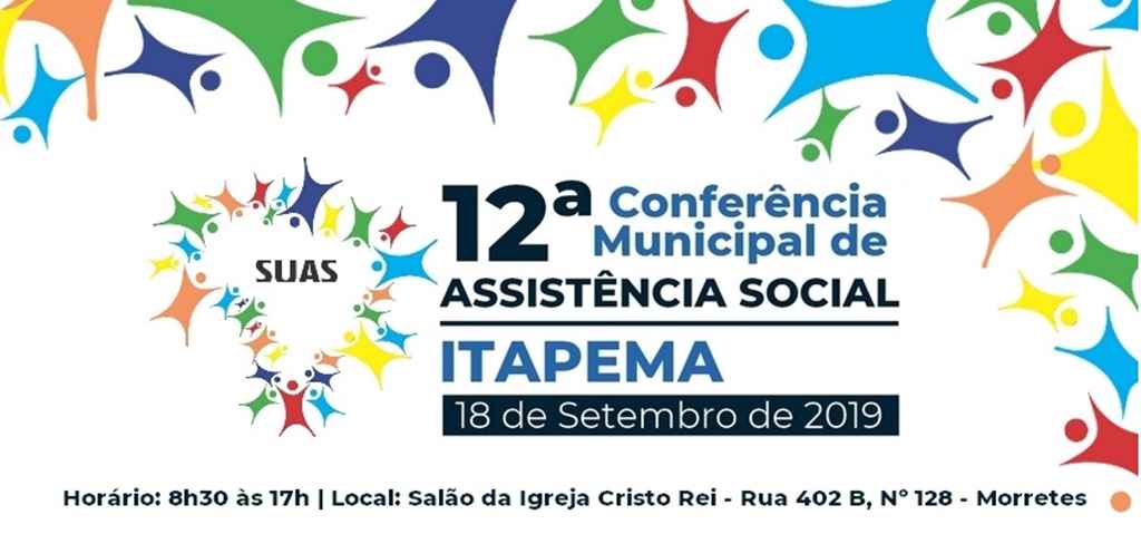 Conferência Municipal de Assistência Social será nesta quarta-feira (18/09)