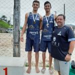 Dupla de Itapema vence Campeonato Estadual Sub-19 de Vôlei de Praia