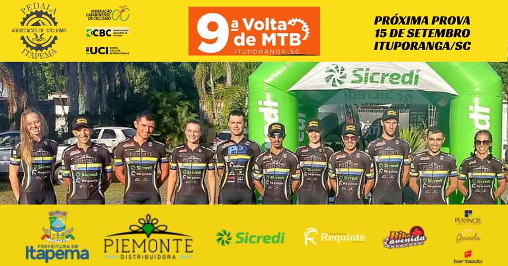 Equipe Disputa a 9ª Volta MTB de Ituporanga