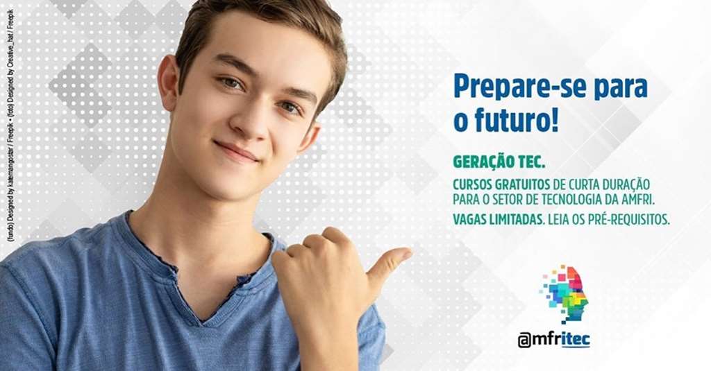 Inscrições para cursos da AMFRITEC seguem abertas