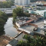 Seguem as obras da construção da nova ponte do bairro Centro