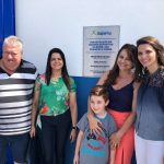 Prefeita Nilza Simas inaugura cobertura da quadra esportiva na Escola Luiz Francisco Vieira