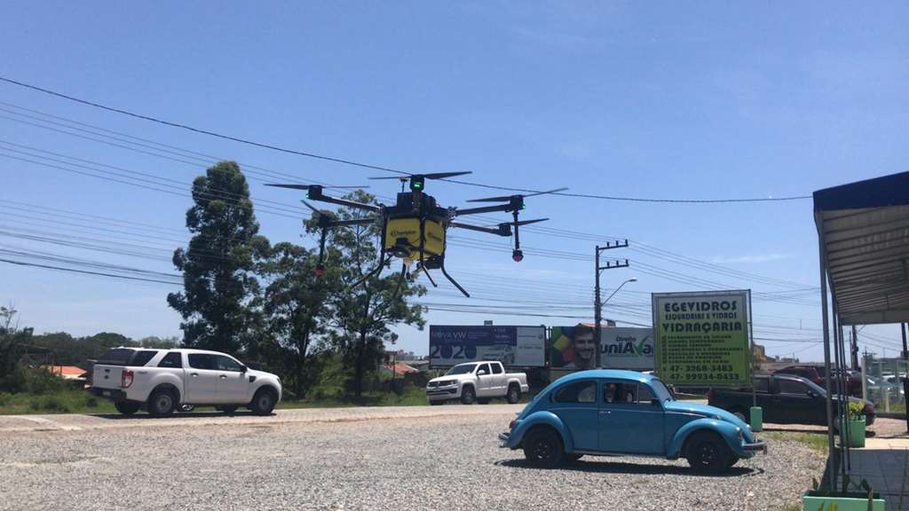 PORTO BELO - Porto Belo utiliza drone para combater mosquito da dengue