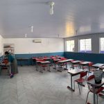 PORTO BELO - Porto Belo reforma escola em Santa Luzia