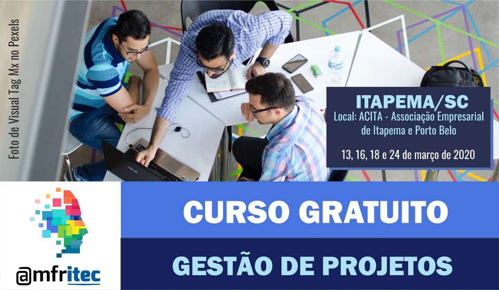 AMFRITEC abre vaga em Itapema para curso de gestão de projetos