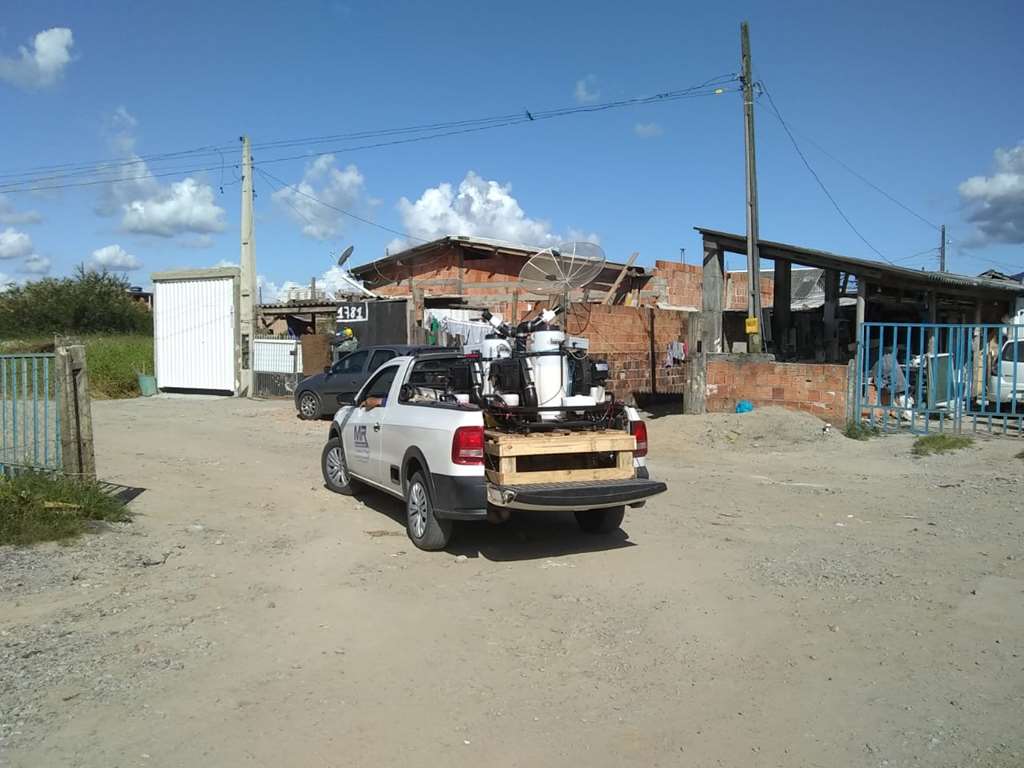 Aplicação de larvicida contra a Dengue chega no Bairro Morretes