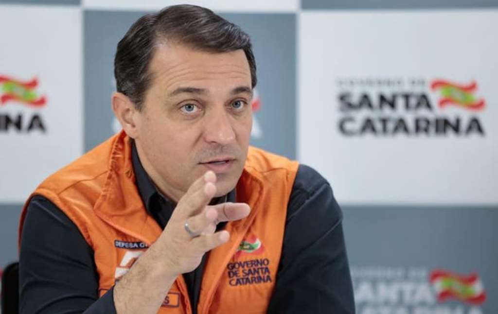 Governador de SC, Carlos Moisés da Silva(Foto: Mauricio Vieira/Secom)