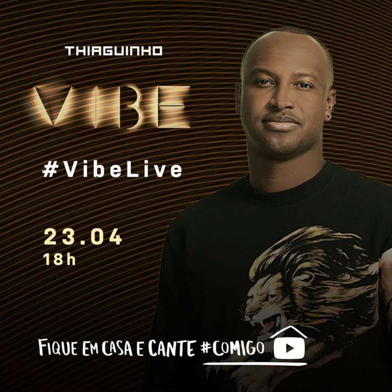 Confira as lives dos artistas de hoje, quinta, 23 de abril (23/04)