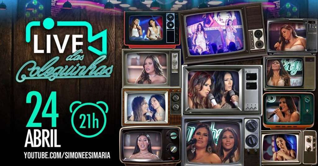 Confira as lives dos artistas de hoje, sexta, 24 de abril (24/04)