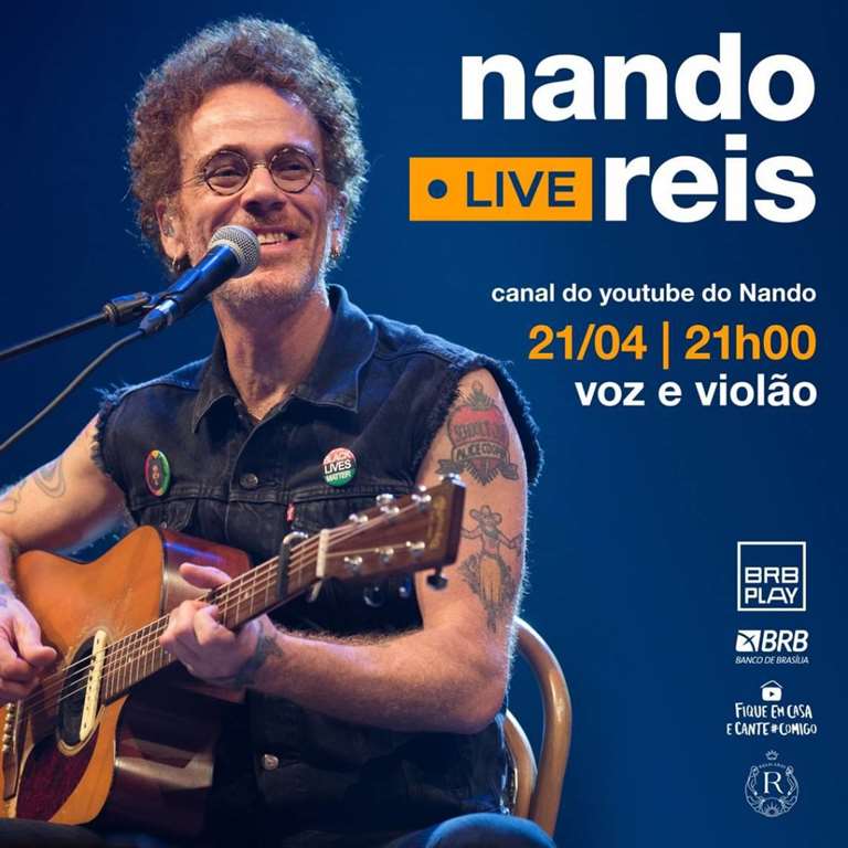 Confira as lives dos artistas de hoje, terça, 21 de abril (21/04)