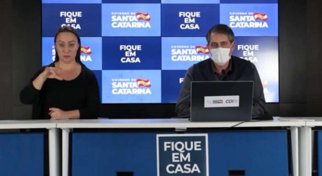 André Motta Ribeiro, secretário de Saúde de SC(Foto: Reprodução)