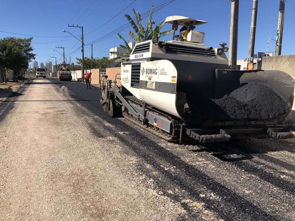 Bairro Morretes continua com obras nas ruas