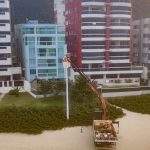 Iluminação pública da orla é revitalizada