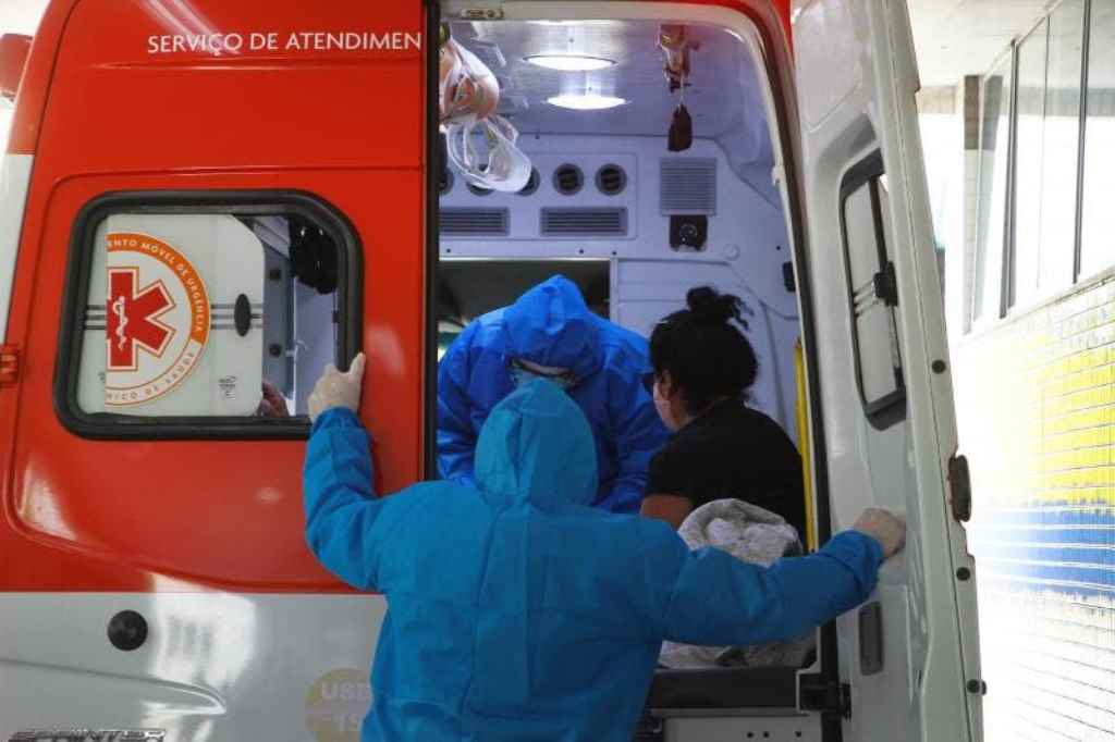 Número de internações em leitos adultos do SUS ainda é alto em Santa Catarina, com mais de 85% de lotação(Foto: Edmar Barros/Futura Press/Folhapress)