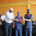 Corpo de Bombeiros Militar realiza formatura e Governo Municipal entrega de novos equipamentos