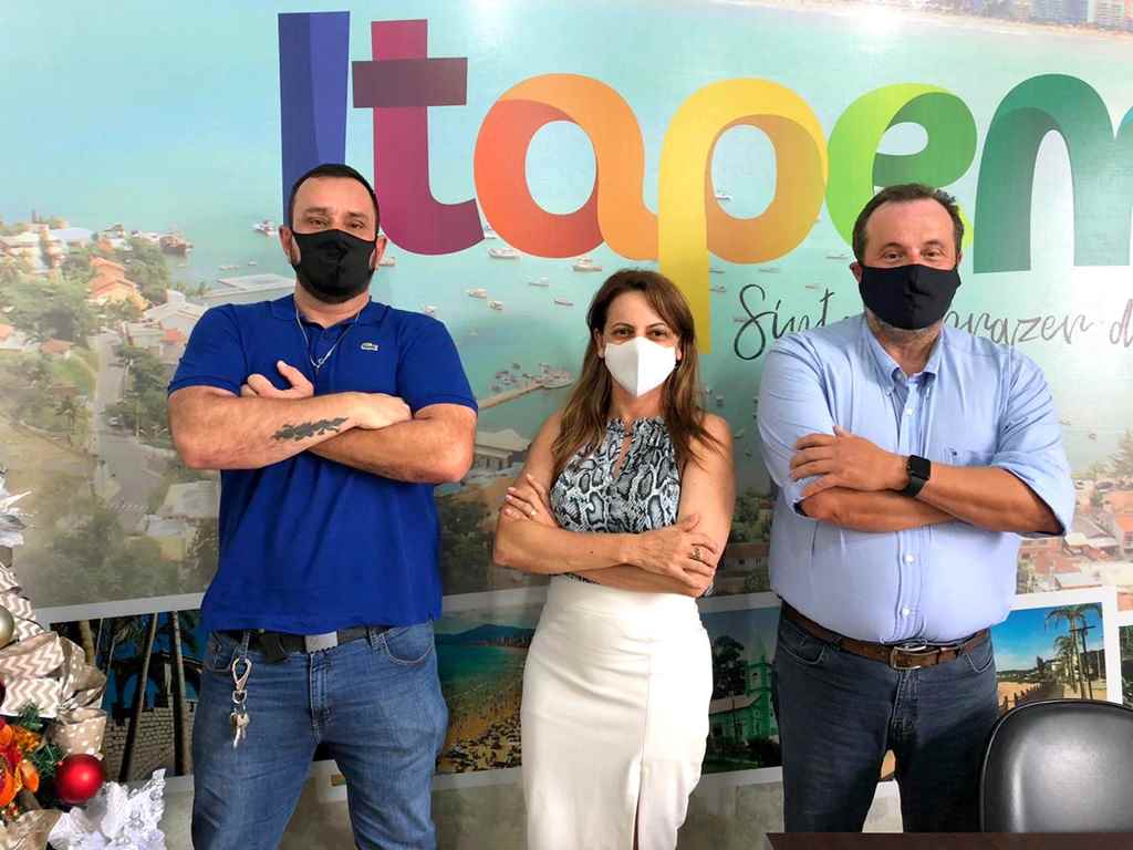 Prefeita Nilza Simas recebe visita do Secretário Estadual de Administração Prisional