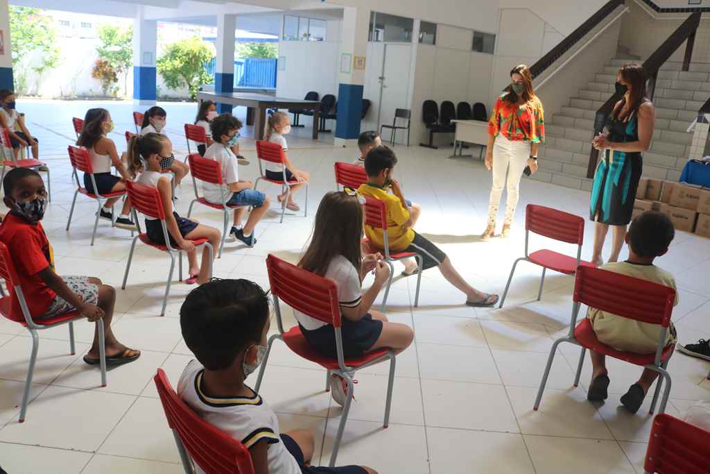 Alunos da Rede Municipal de Ensino de Itapema voltam às aulas