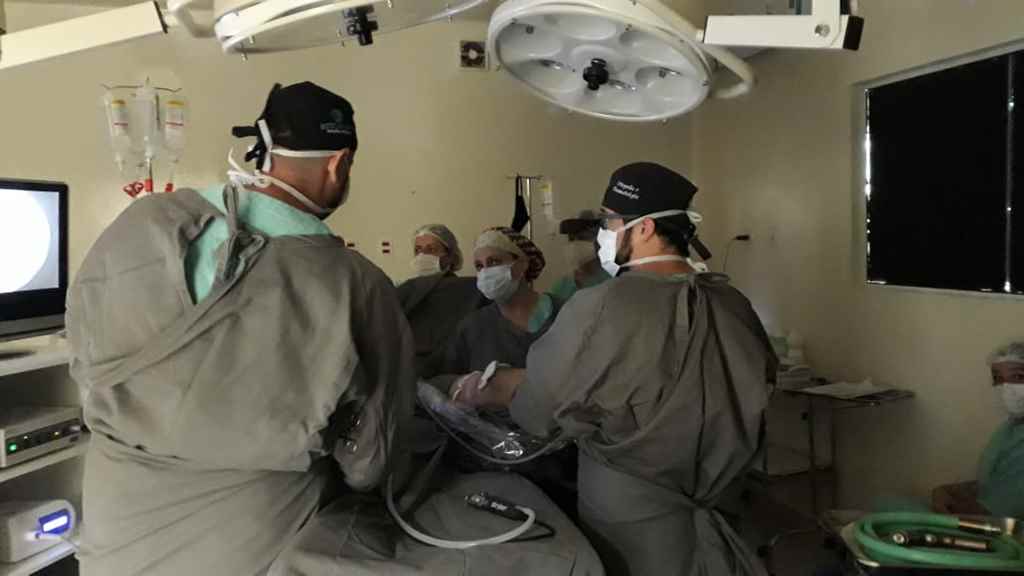 Primeira videoartroscopia é realizada no Hospital Santo Antônio