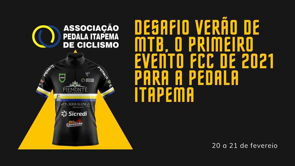 Desafio Verão de MTB, o primeiro Evento FCC de 2021 para a Pedala Itapema