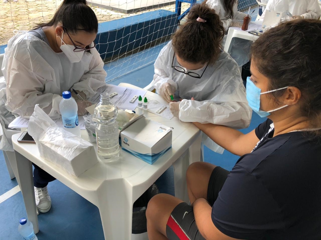 Saúde vai realizar testagem itinerante no Bairro Morretes no sábado (27/03)