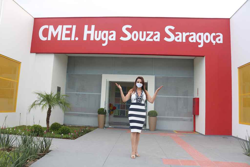 Prefeita Nilza Simas entrega o CMEI Huga Souza Saragoça
