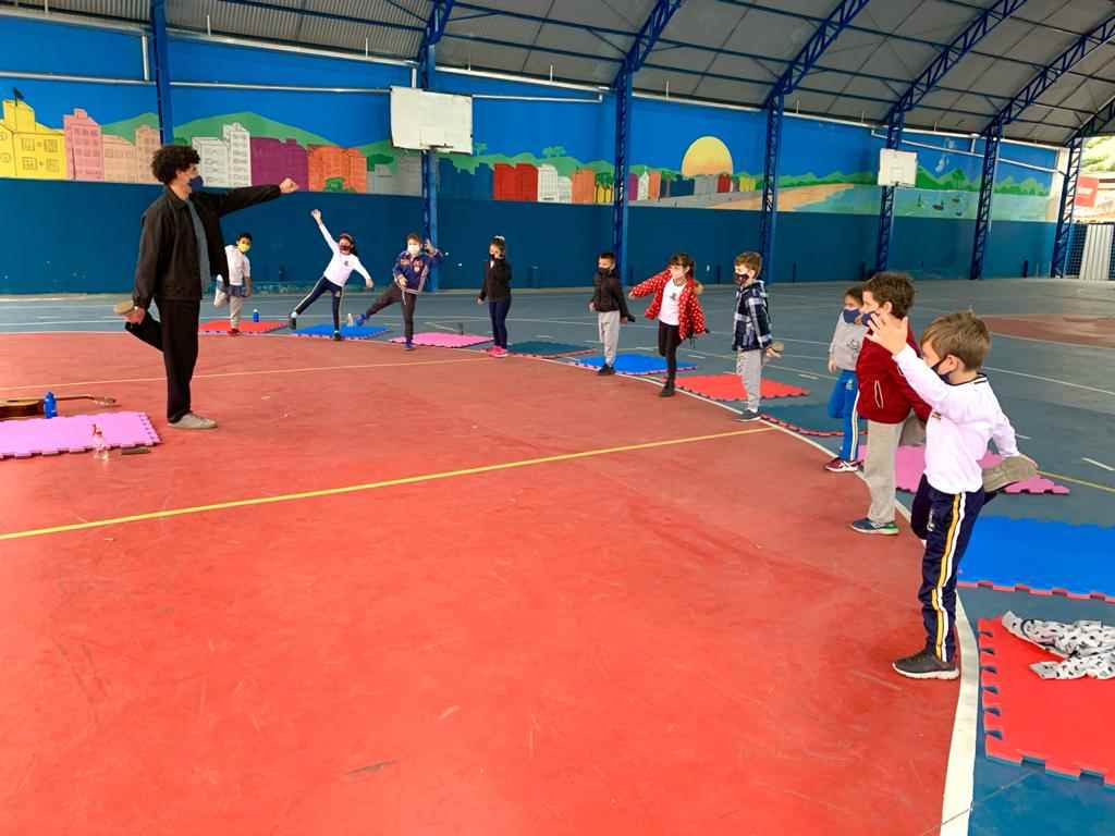 Aulas de Educação Física seguem todas as medidas de prevenção em Itapema