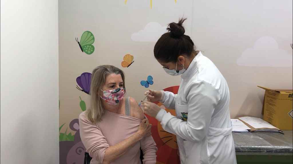 Itapema inicia a vacinação contra o coronavírus por faixa etária