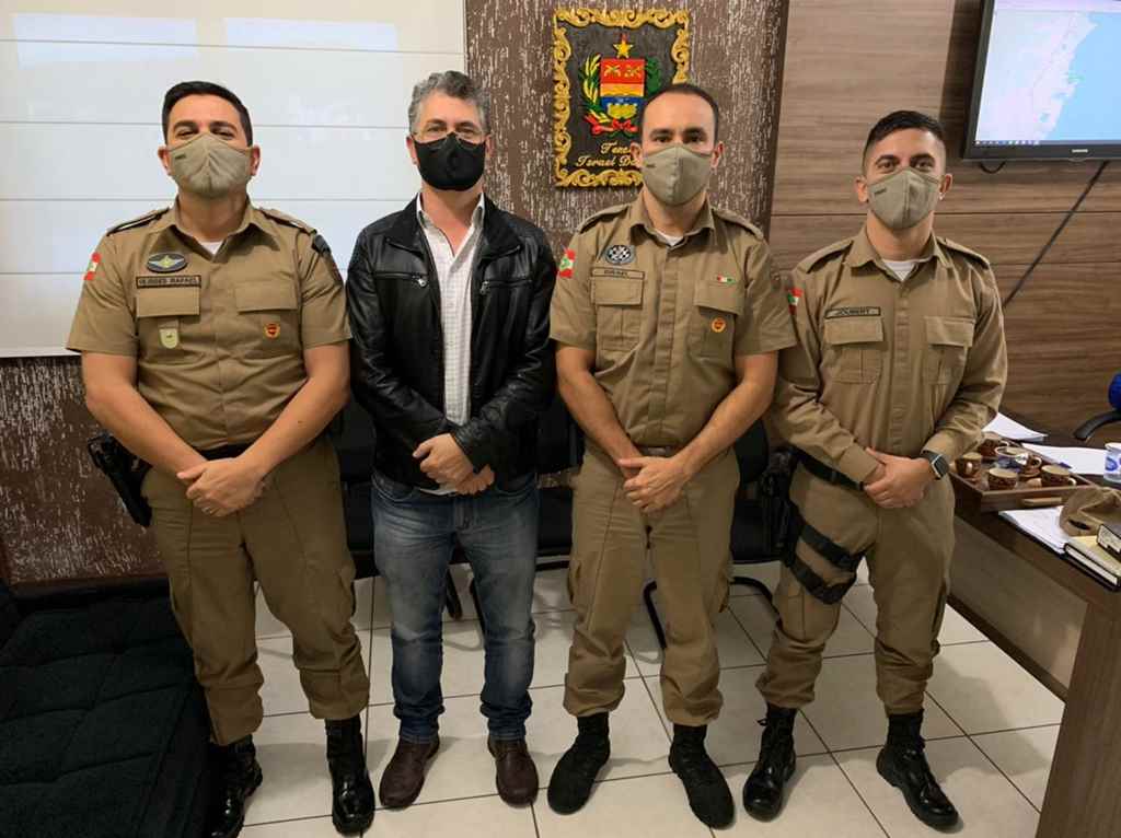 Secretário de Segurança Pública realiza visita técnica em Garopaba