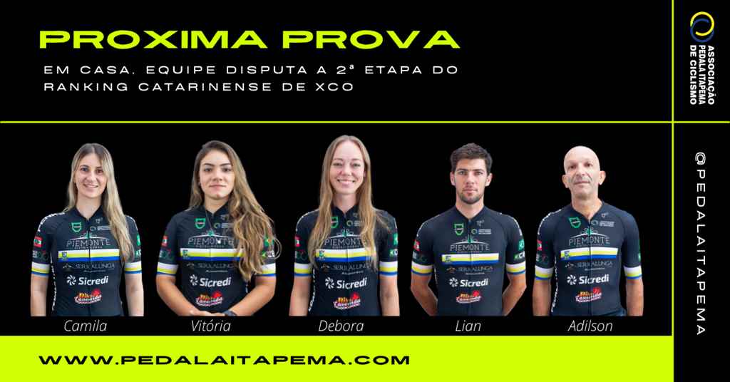 Em Casa, Equipe Disputa a 2ª Etapa do Ranking Catarinense de XCO