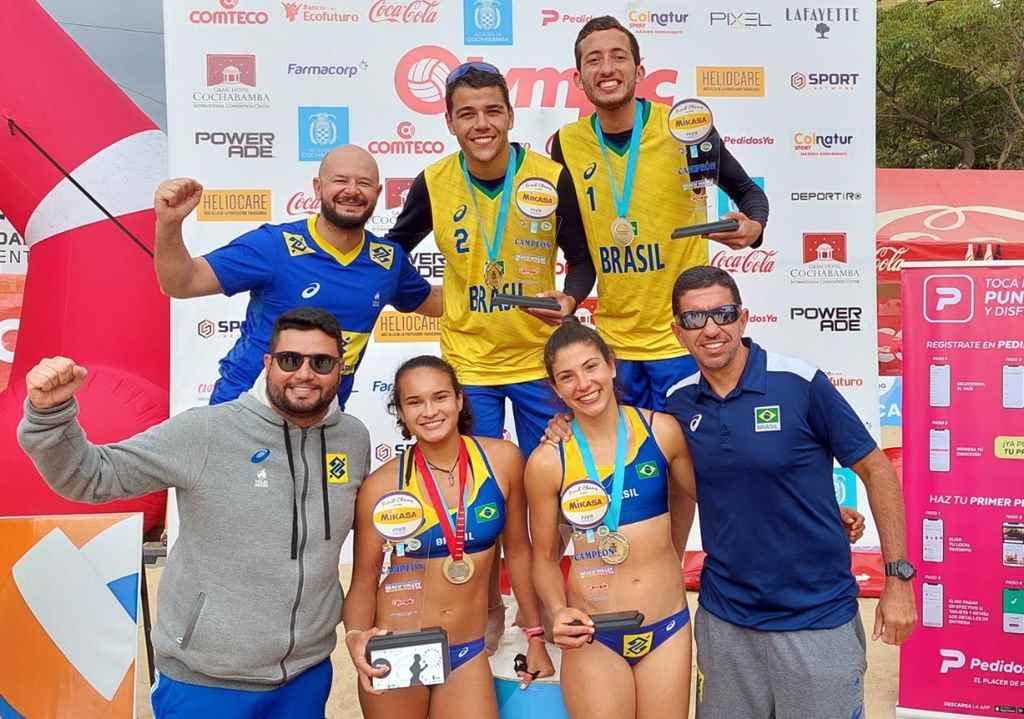 Atletas de Itapema vencem no Sul Americano sub-19 de Vôlei de Praia