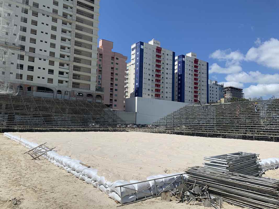 Iniciam preparativos para Itapema receber o Circuito Mundial de Vôlei de Praia