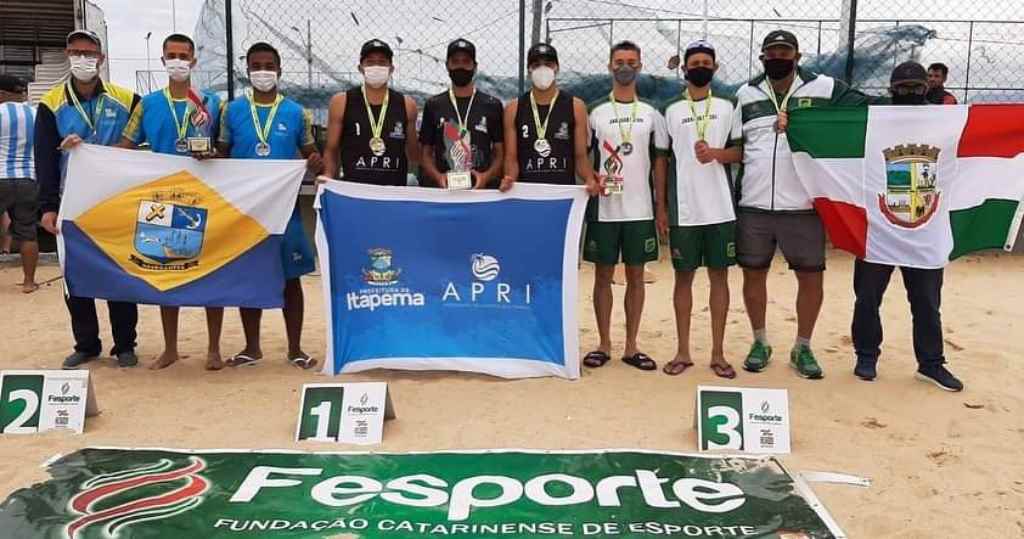 Vôlei de Praia de Itapema é campeão Estadual dos Joguinhos Abertos de SC