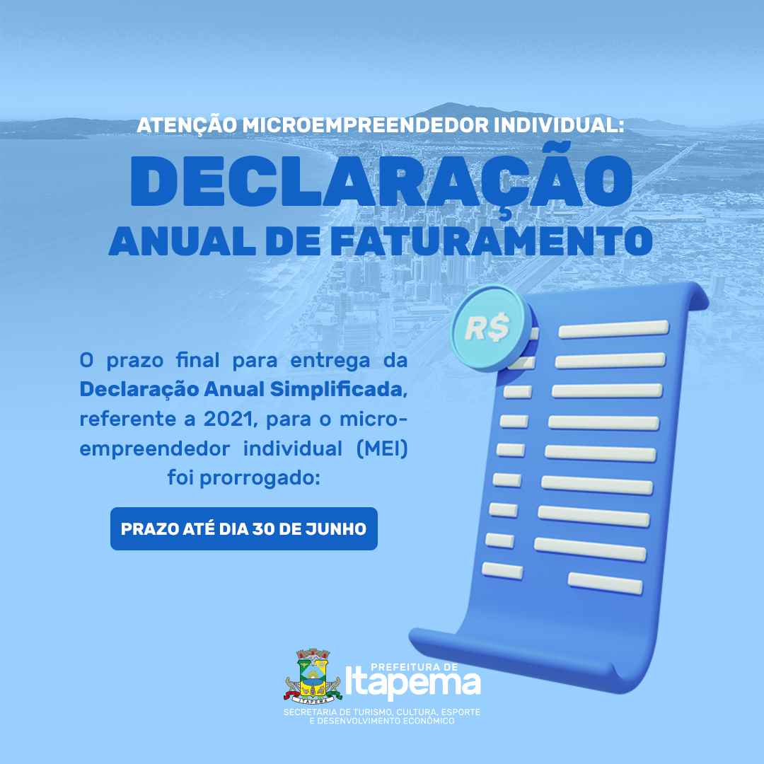 Prazo para Declaração do MEI 2022 foi prorrogado para 30 de junho