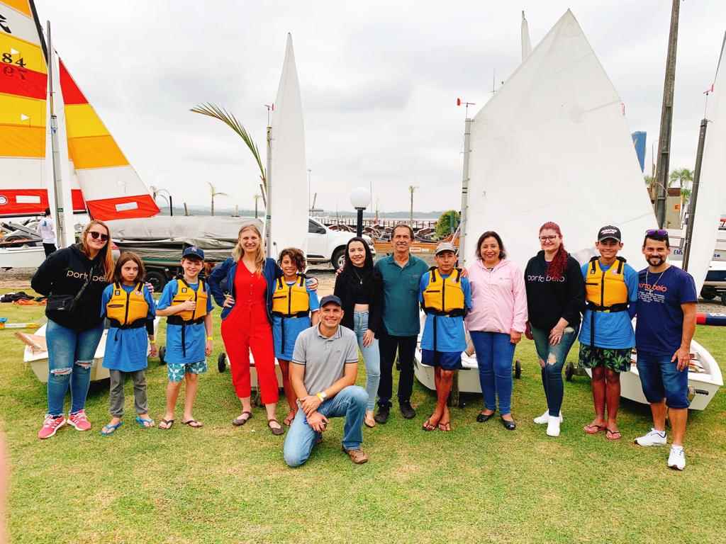 PORTO BELO - Atletas de Porto Belo participam pela primeira vez de Campeonato de Vela