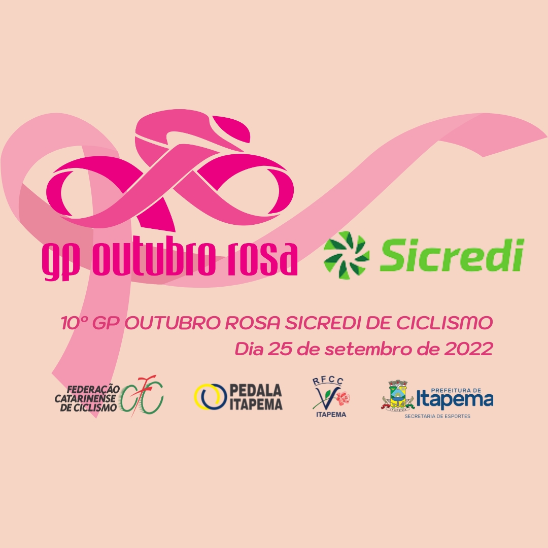 Itapema sedia o 10º GP Outubro Rosa SICREDI de Ciclismo no Domingo