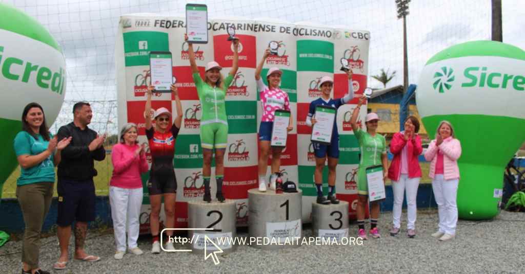 Tamires Radatz e Lucas Emanuel vencem o 10º GP Outubro Rosa SICREDI de Ciclismo
