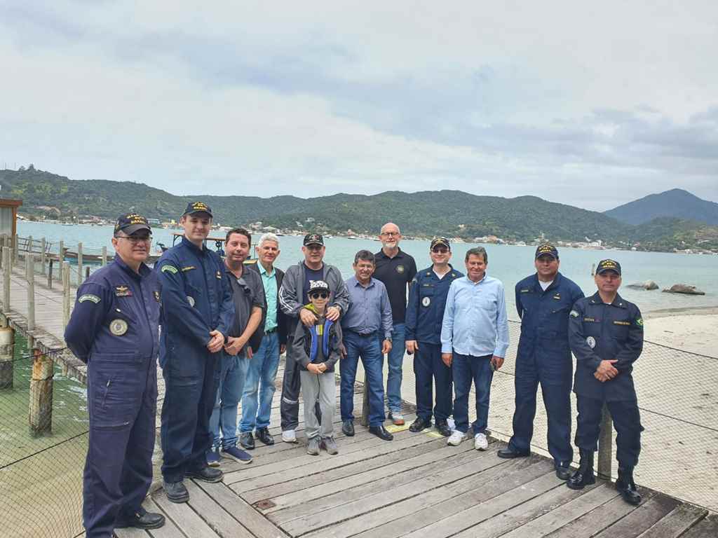 PORTO BELO - Novo Delegado da Capitania dos Portos Visita Porto Belo