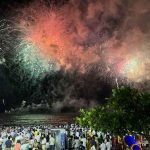 Show de fogos marca chegada de 2023 em Itapema