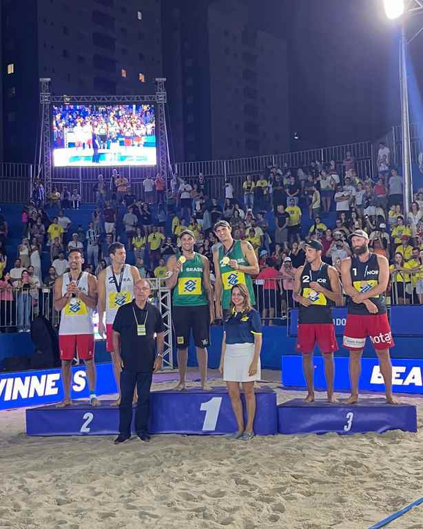 Final da Etapa Challenge do Circuito Mundial de Vôlei de Praia teve Brasil no pódio Portal Itapema