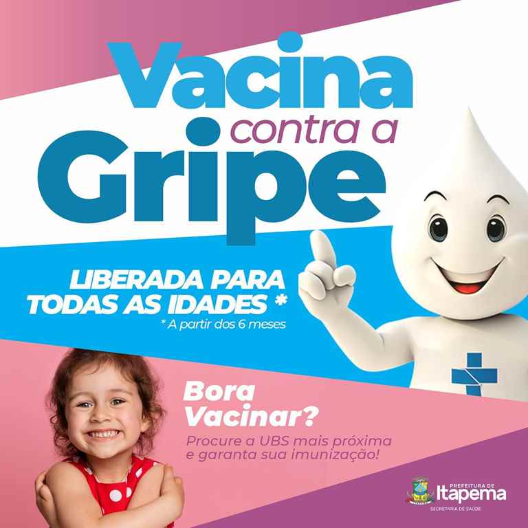 Vacinação contra a gripe é liberada para toda a população em Itapema